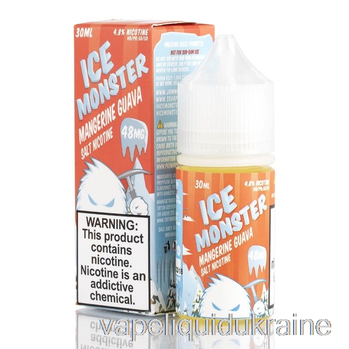 Vape Liquid Ukraine ICE Mangerine Guava - Ice Monster Salts - 30mL 24mg